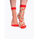 Veselé dámske silónové ponožky Dedoles Čerešne a bodky (DRNS1041)