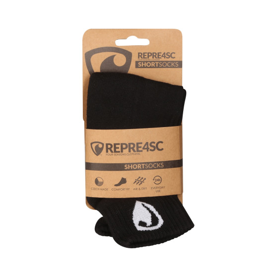 Ponožky Represent členkové čierne (R3A-SOC-0201)