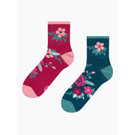Veselé ponožky Dedoles Šípkové ruže (D-U-SC-CS-C-C-1697)