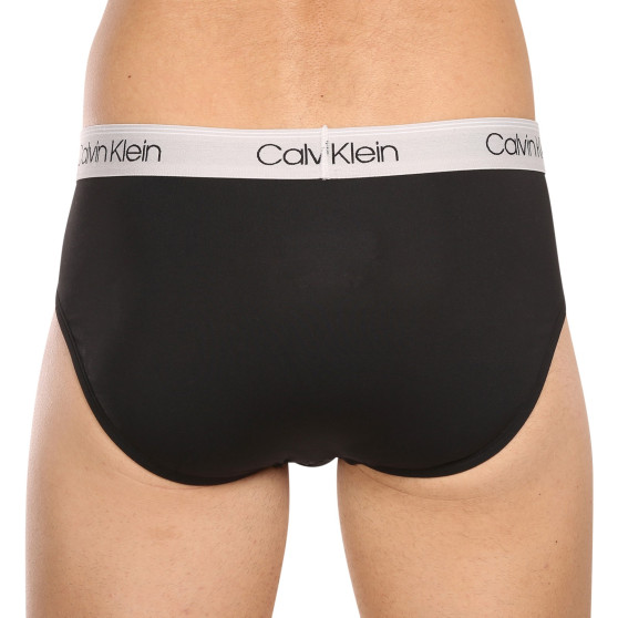 3PACK pánske slipy Calvin Klein čierné (NB2568A-GF0)