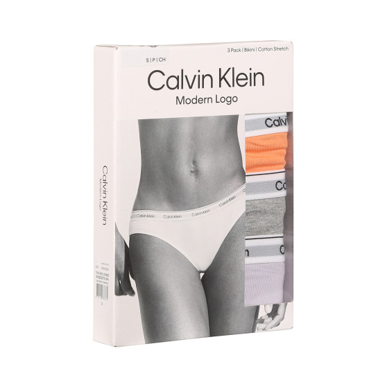 3PACK dámske nohavičky Calvin Klein viacfarebné (QD5207E-NPA)