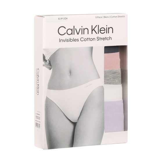 5PACK dámske nohavičky Calvin Klein viacfarebné (QD5205E-NOZ)
