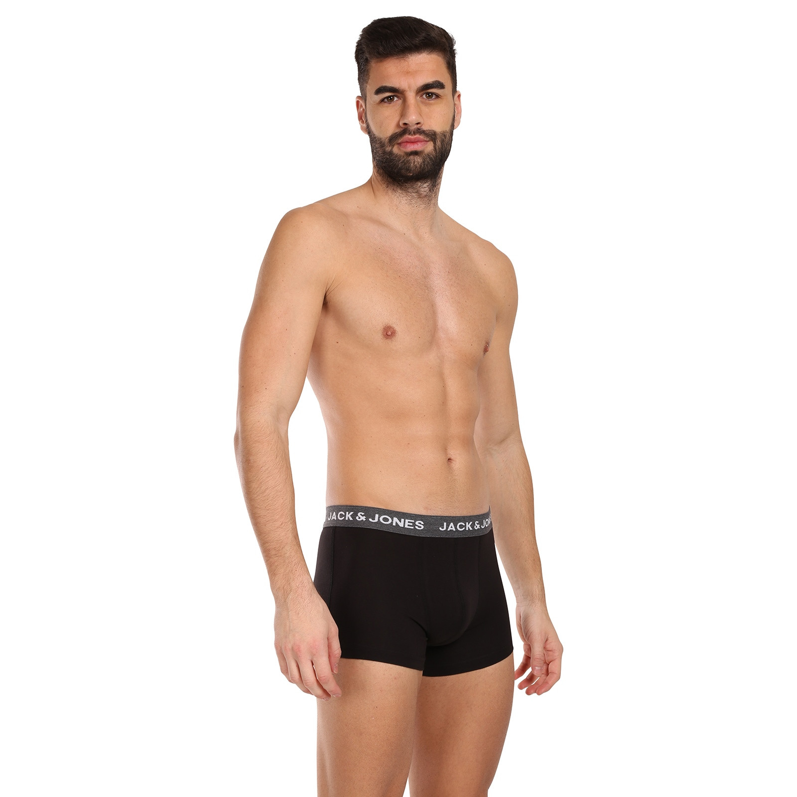 5PACK pánske boxerky Jack and Jones čierne (12142342) XL.