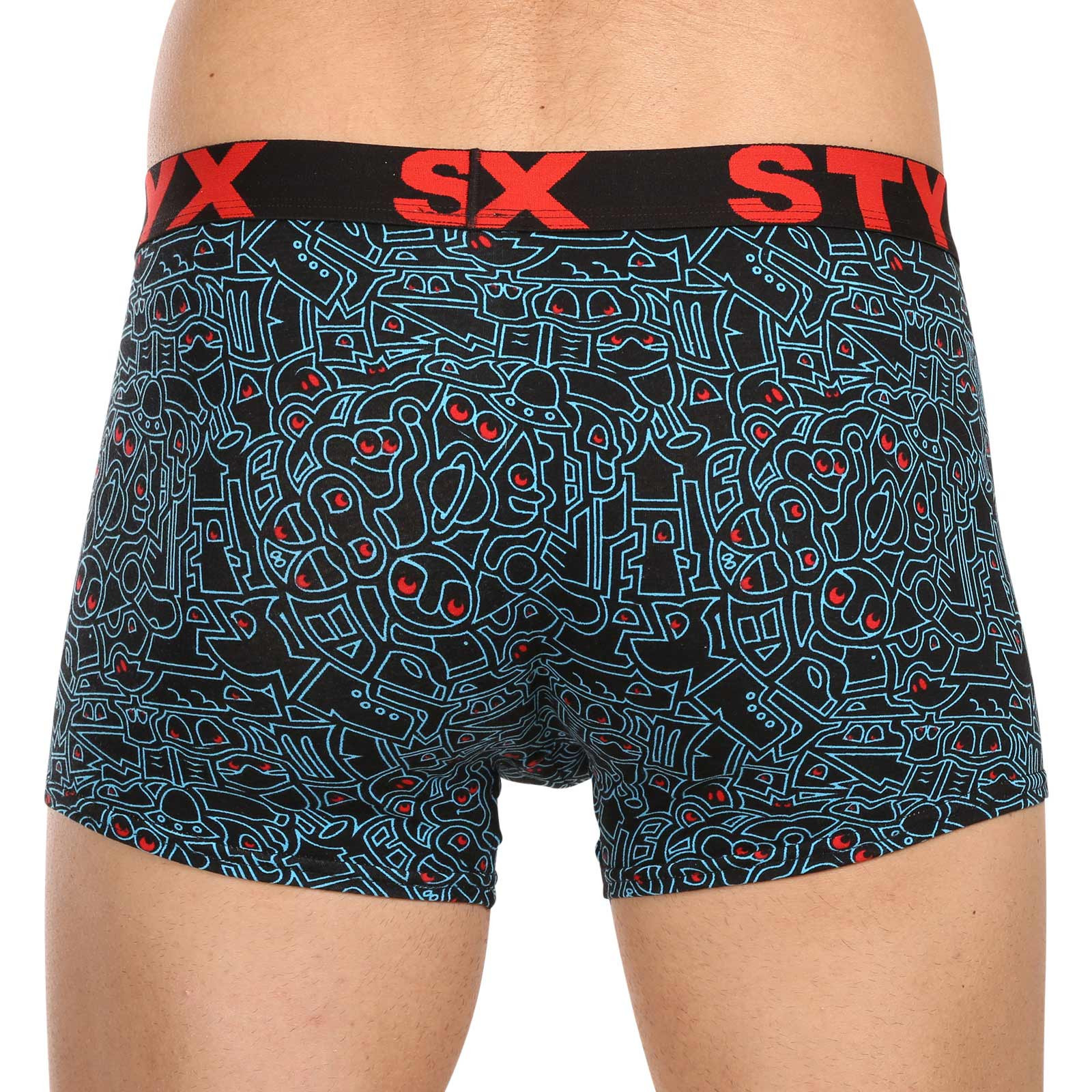 3PACK pánske boxerky Styx art športová guma viacfarebné (3G12612) XL, trenky.