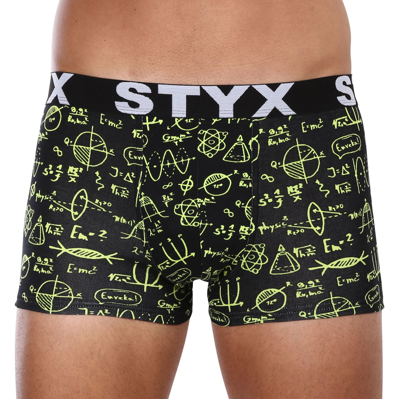 3PACK pánske boxerky Styx art športová guma viacfarebné (3G12612) XL, trenky.