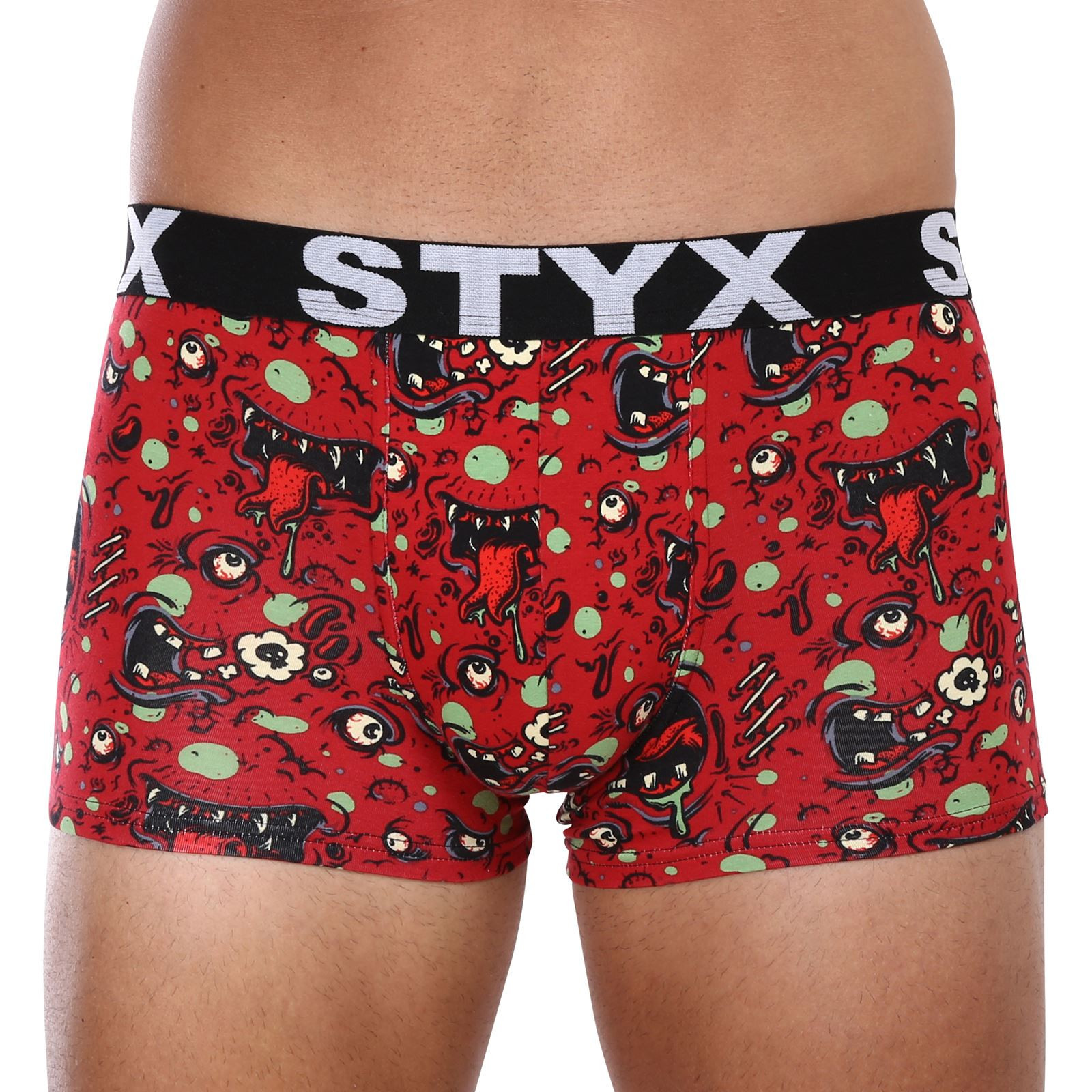 3PACK pánske boxerky Styx art športová guma viacfarebné (3G12612) XL, trenky.