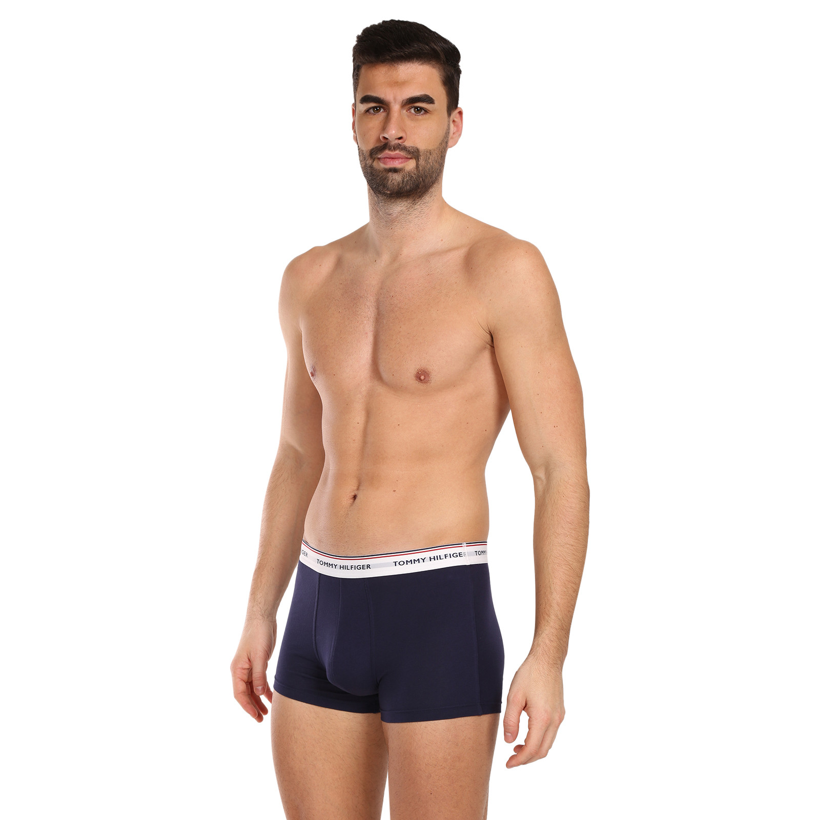 3PACK pánske boxerky Tommy Hilfiger tmavo modré (1U87903842 904) XXL, trenky.
Boxerky Tommy Hilfiger 