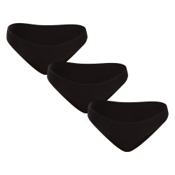 3PACK dámske nohavičky Nedeto čierne (3NK01)