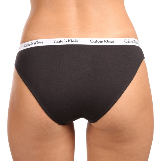 3PACK dámske nohavičky Calvin Klein čierne (QD3588E-001)