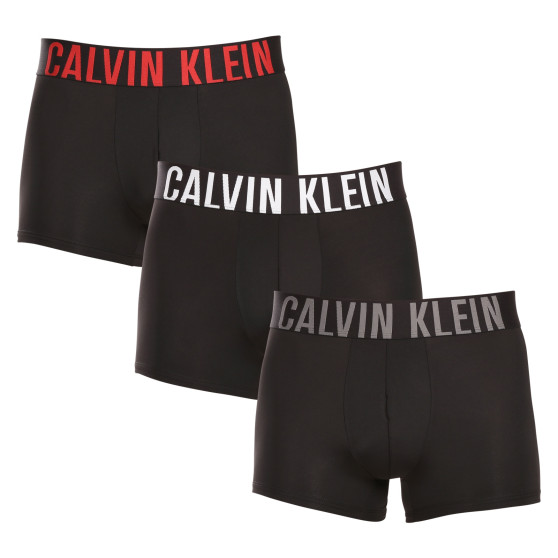 3PACK pánske boxerky Calvin Klein čierné (NB3775A-MEZ)