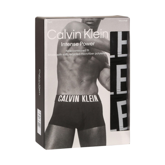 3PACK pánske boxerky Calvin Klein čierné (NB3775A-UB1)