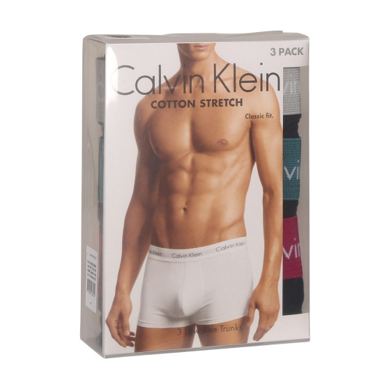 3PACK pánske boxerky Calvin Klein čierné (U2664G-MXB)