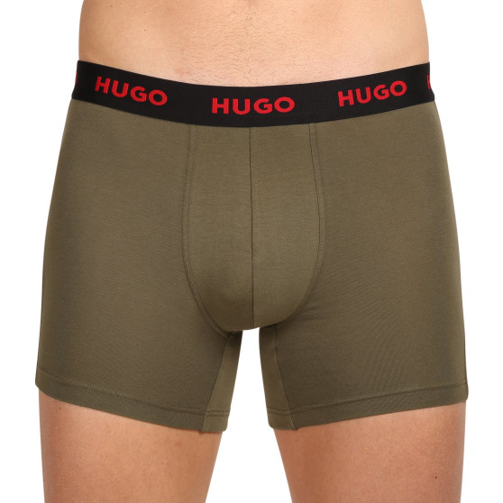 3PACK pánske boxerky HUGO viacfarebné (50503079 972)