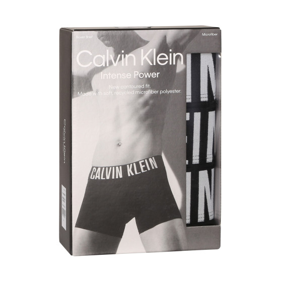 3PACK pánske boxerky Calvin Klein čierne (NB3612A-UB1)