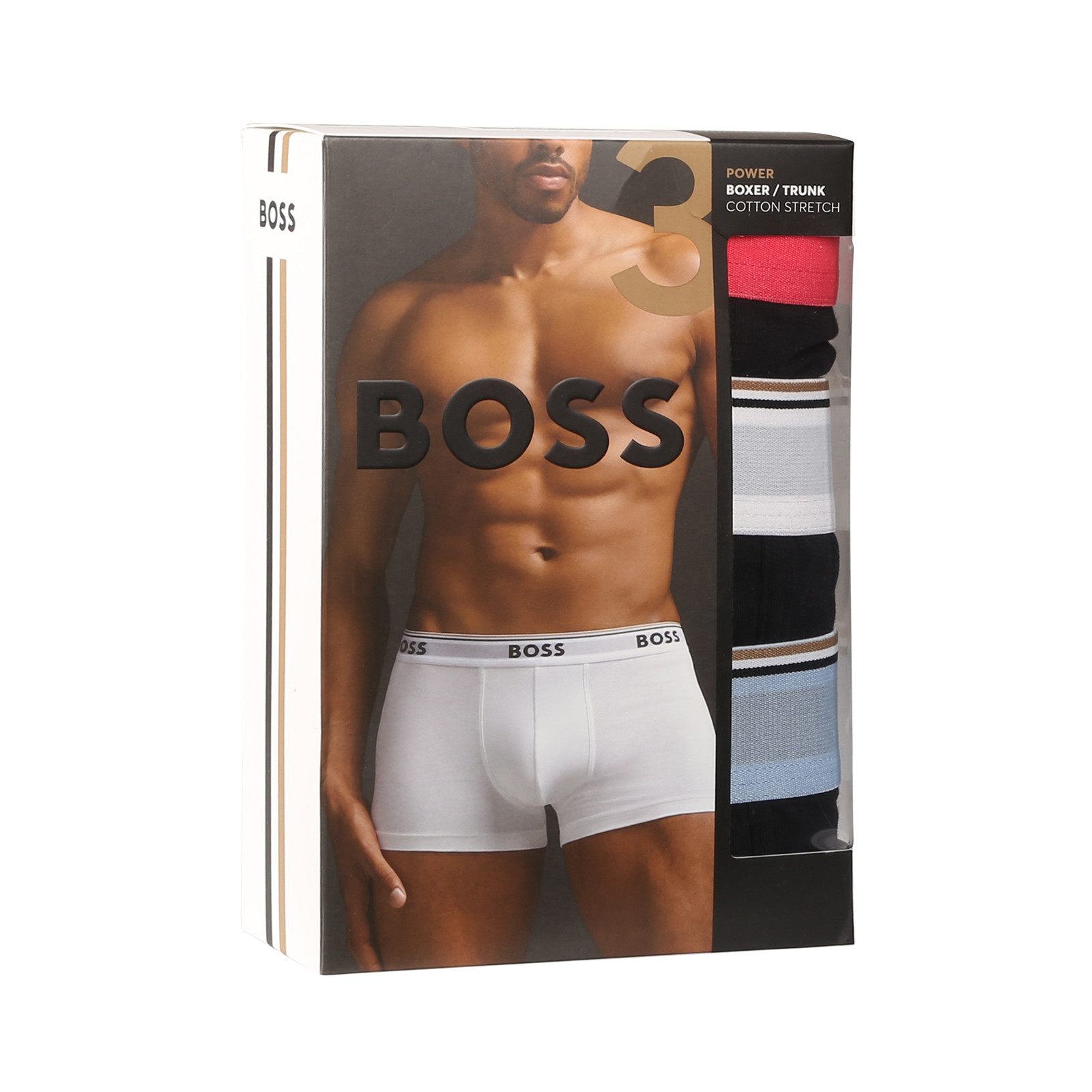 3PACK pánske boxerky BOSS viacfarebné (50514928 978) L, trenky.