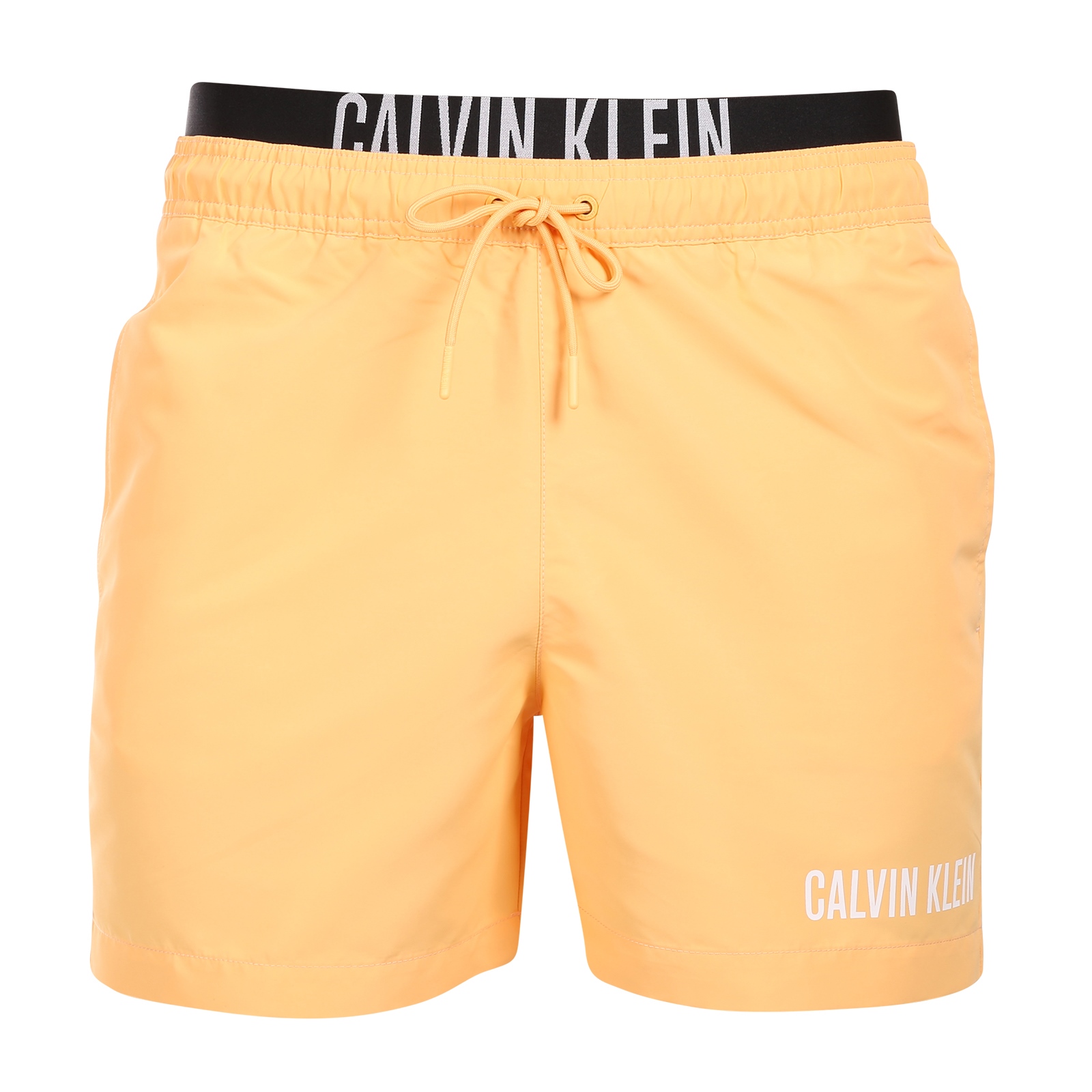 Pánske plavky Calvin Klein oranžové (KM0KM00992-SAN) L