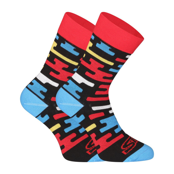 3PACK veselé ponožky Styx vysoké viacfarebné (H955115453)