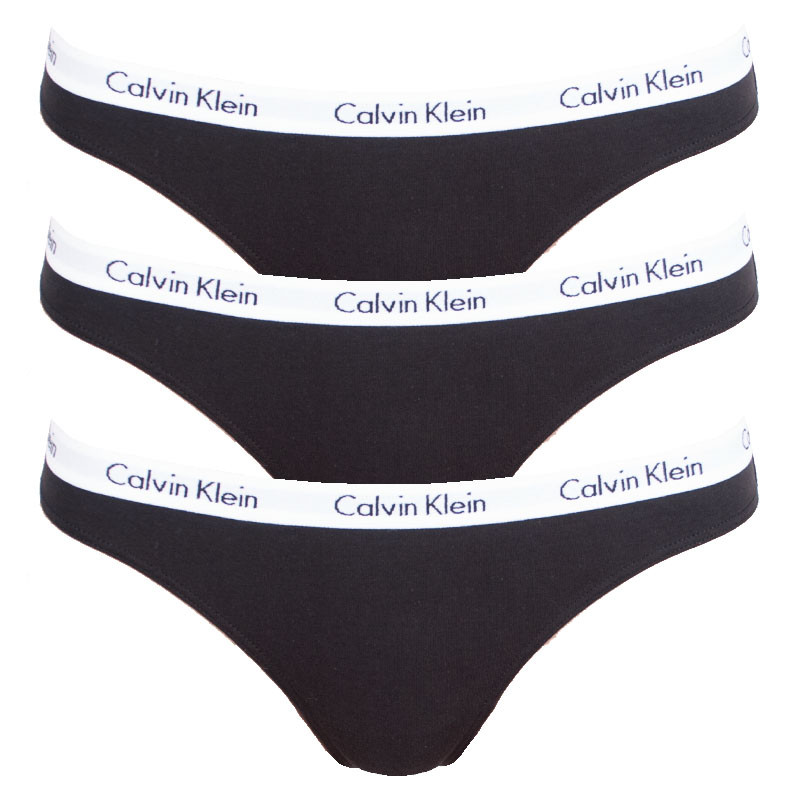 3PACK dámske tangá Calvin Klein čierne (QD3587E-001) M.
Tieto tangá Calvin Klein vyzerajú veľmi luxusne, a to nielen vďaka originálnej všitej gume.