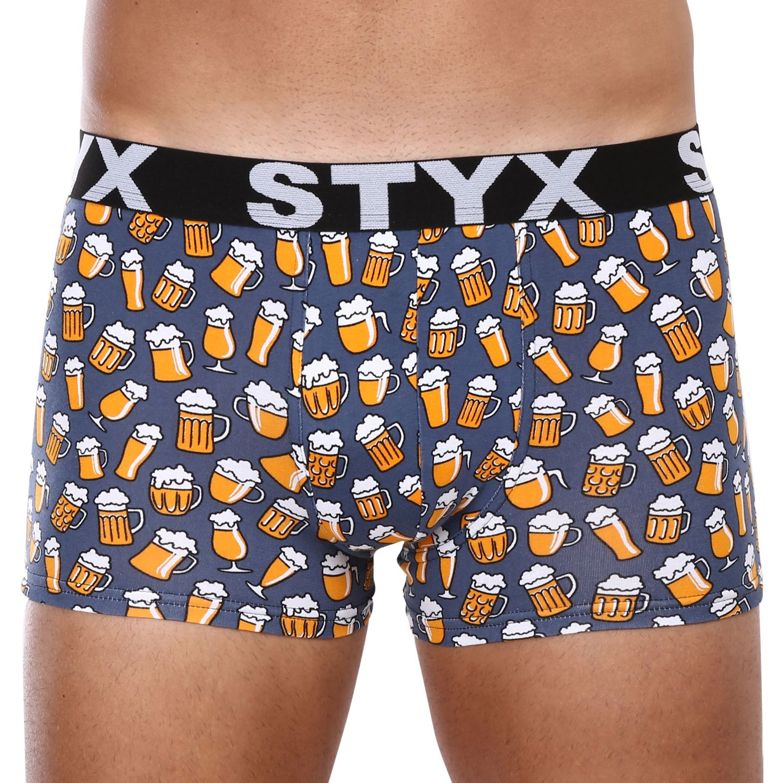 3PACK pánske boxerky Styx art športová guma viacfarebné (3G13724) XXL, trenky.