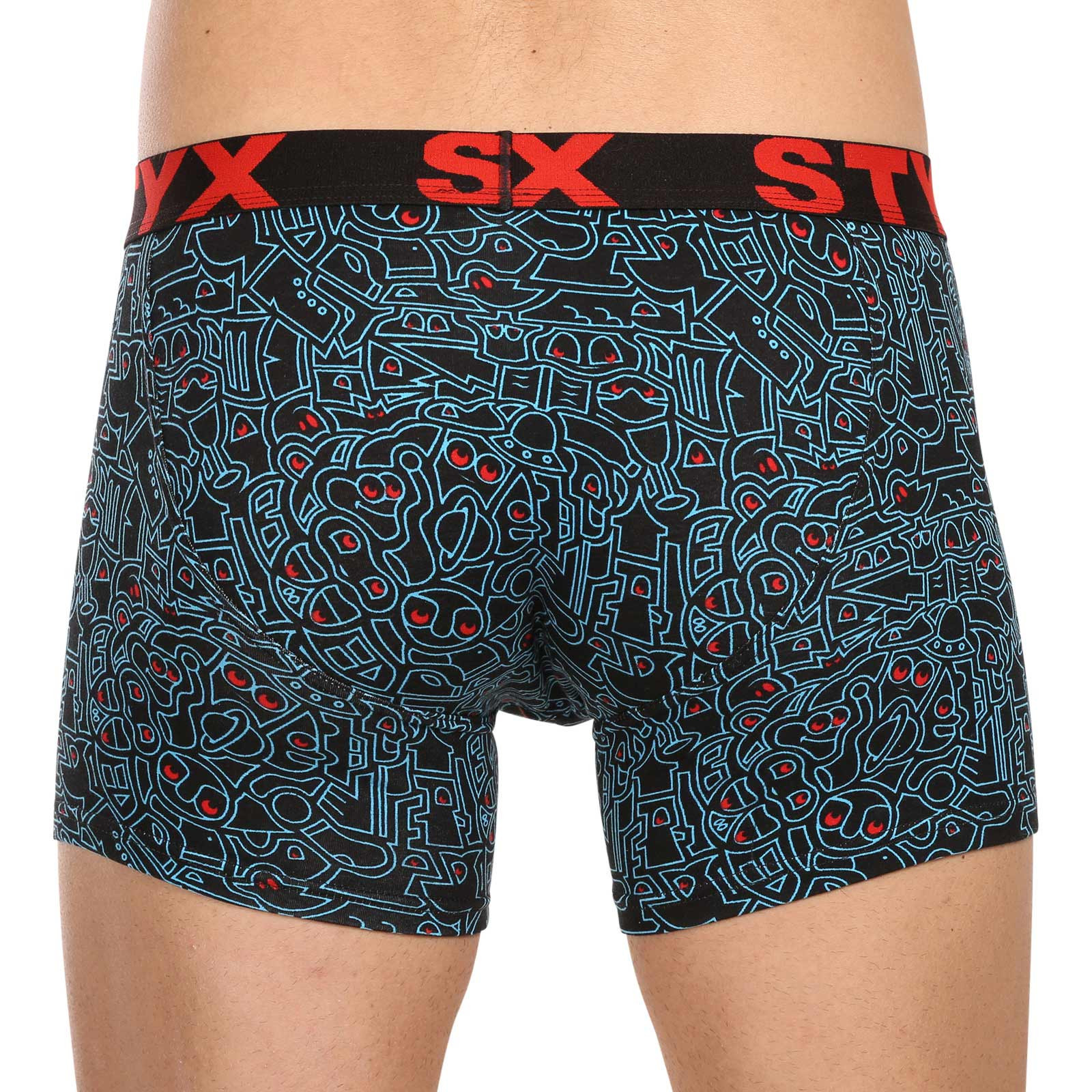 5PACK pánske boxerky Styx long športová guma viacfarebné (5U1267924) M, trenky.