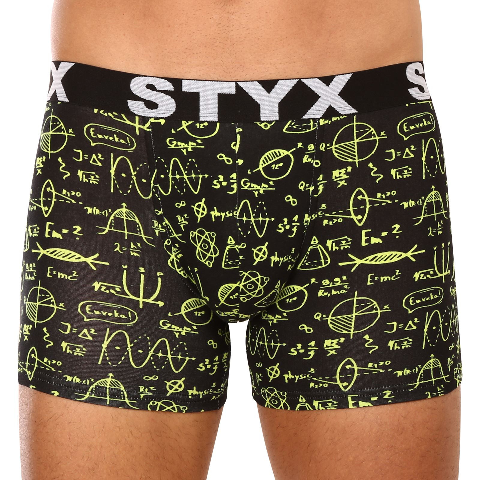 5PACK pánske boxerky Styx long športová guma viacfarebné (5U1267924) M, trenky.