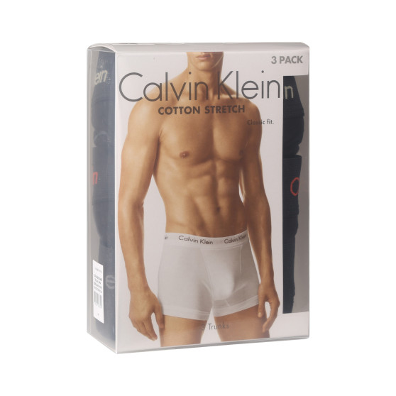 3PACK pánske boxerky Calvin Klein čierné (U2662G-MWO)