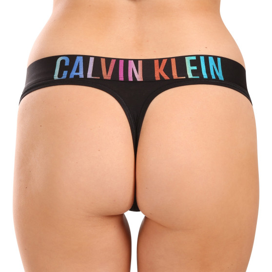 Dámske tangá Calvin Klein čierné (QF7833E-UB1)