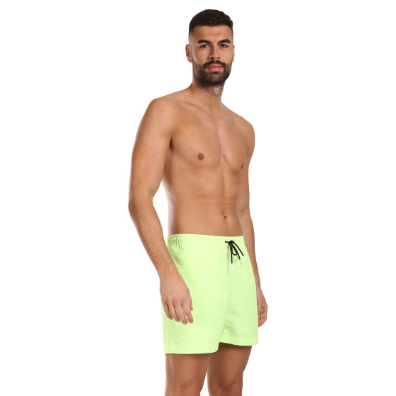 Pánske plavky Calvin Klein zelené (KM0KM00991-M0T)
