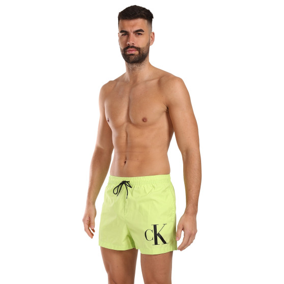 Pánske plavky Calvin Klein zelené (KM0KM00967-LKQ)