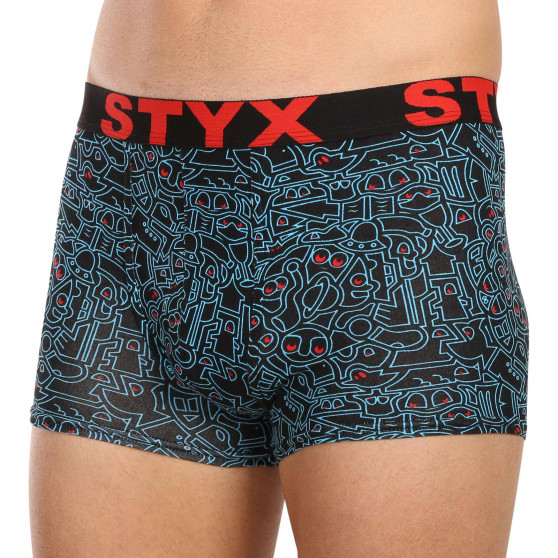 6PACK pánske boxerky Styx art športová guma viacfarebné (6G12697124/2)