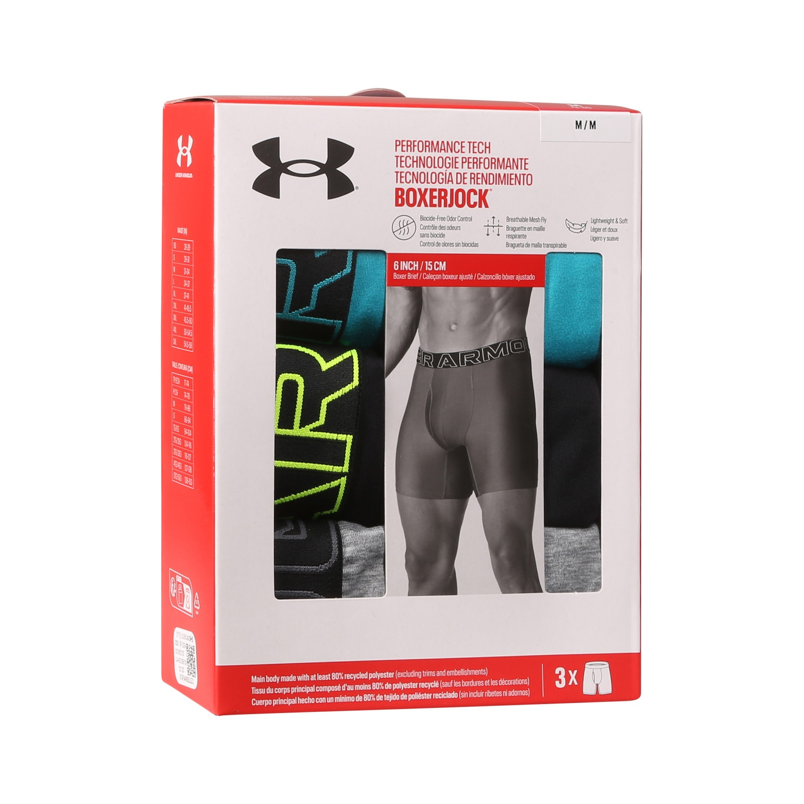 3PACK pánske boxerky Under Armour viacfarebné (1383878 464) XL, trenky.
Hľadáte kvalitné boxerky z funkčného materiálu?
 
Značku Under Armour nemusíme dlho predstavovať, ich kvalitné materiály sú skvelé.
Viac informácií o produkte sa dozviete nižšie.