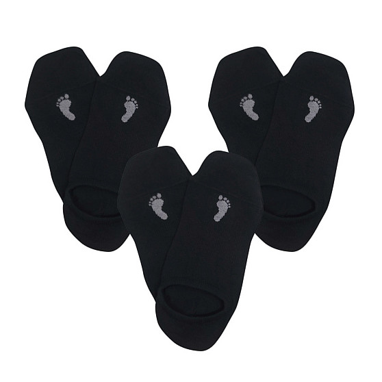 3PACK ponožky VoXX čierné (Barefoot sneaker)