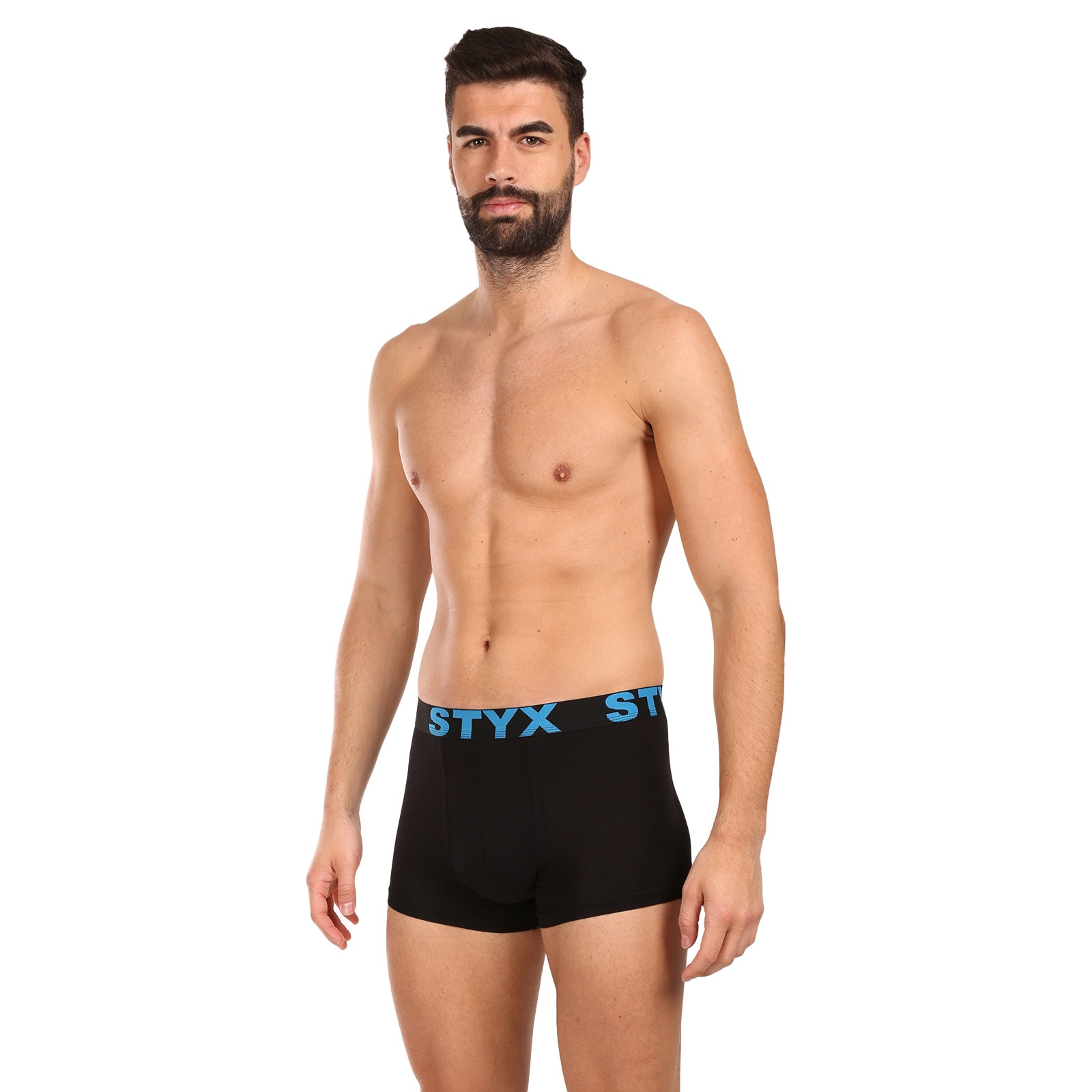 3PACK pánske boxerky Styx športová guma viacfarebné (G9606162) S, trenky.