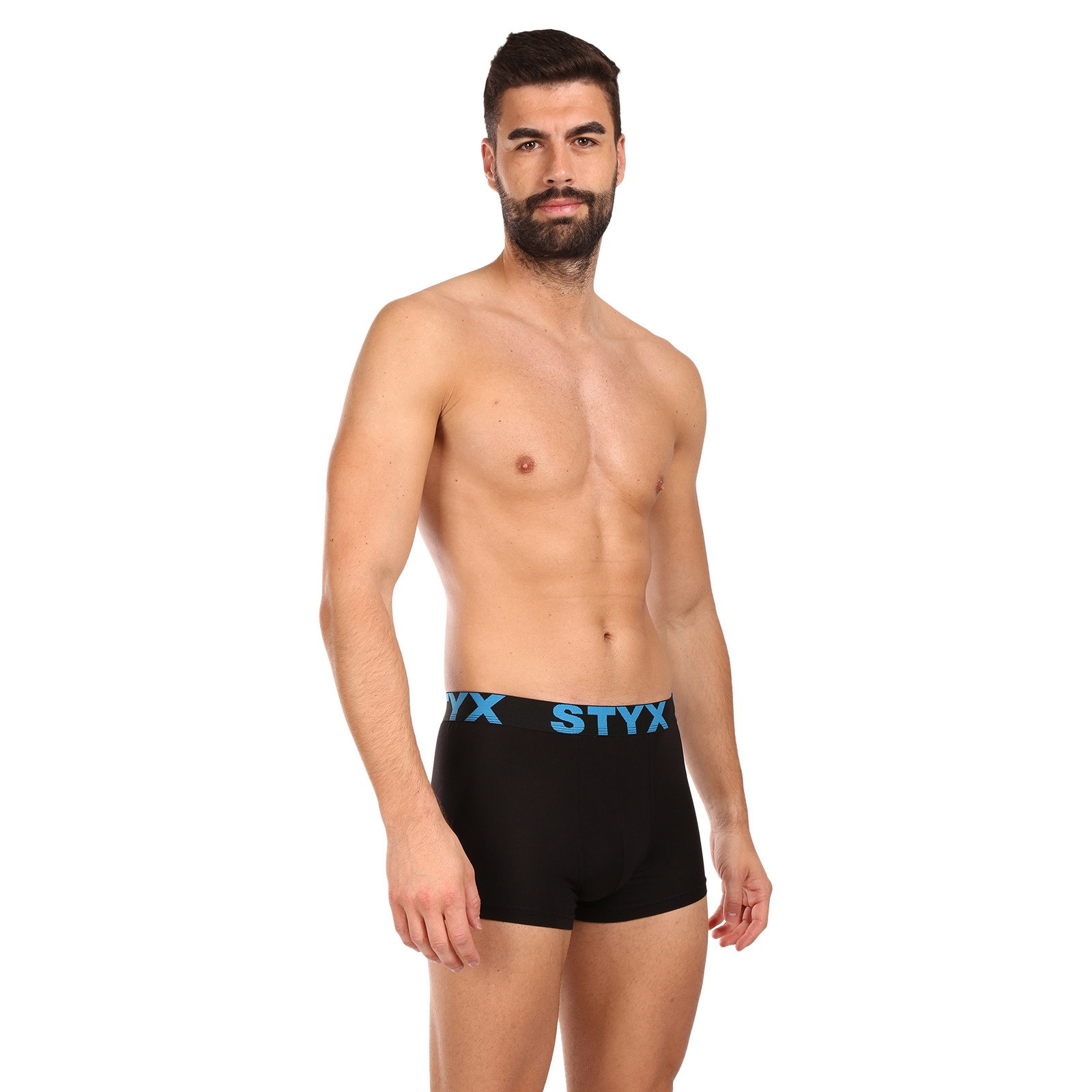 3PACK pánske boxerky Styx športová guma viacfarebné (G9606162) S, trenky.