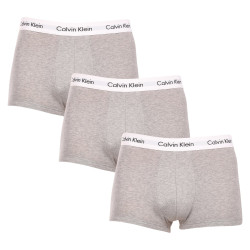 3PACK pánske boxerky Calvin Klein šedé (U2664G-KS0)