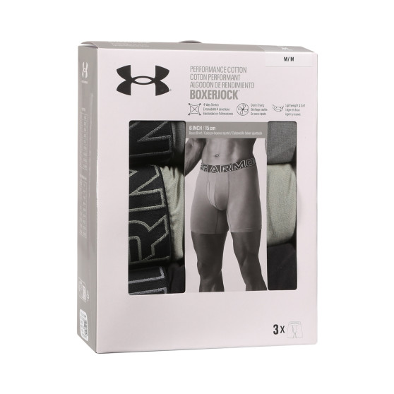 3PACK pánske boxerky Under Armour viacfarebné (1383889 709)