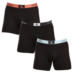 3PACK pánske boxerky Calvin Klein čierné (NB3529A-MTF)