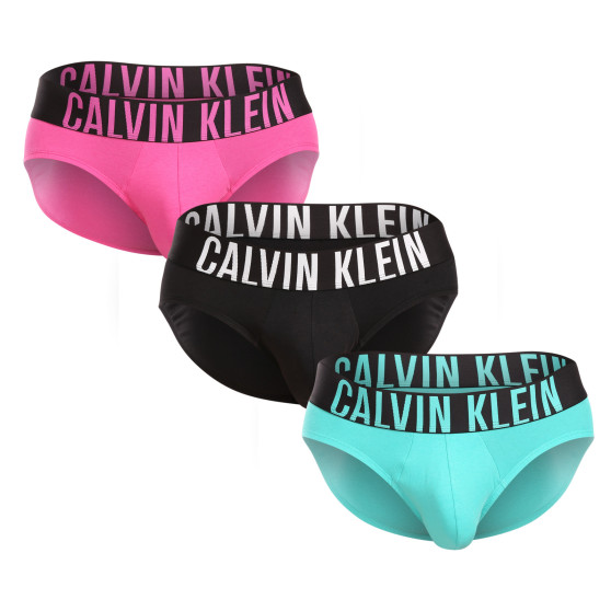 3PACK pánske slipy Calvin Klein viacfarebné (NB3607A-LXP)