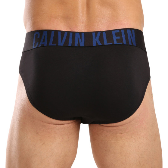3PACK pánske slipy Calvin Klein čierné (NB3607A-LXT)