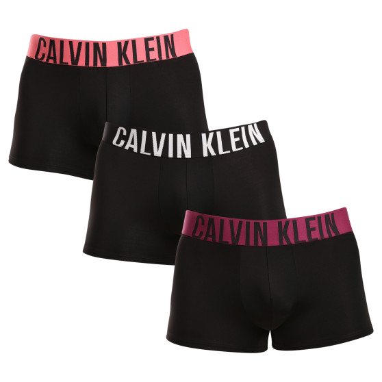 3PACK pánske boxerky Calvin Klein čierné (NB3775A-MDL)