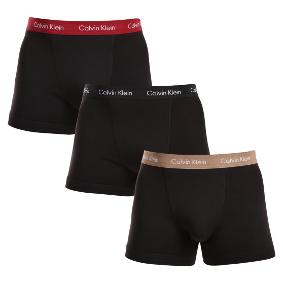3PACK pánske boxerky Calvin Klein čierne (U2662G-NOP)