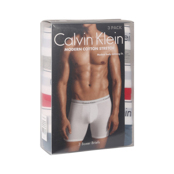 3PACK pánske boxerky Calvin Klein viacfarebné (NB2381A-N2I)