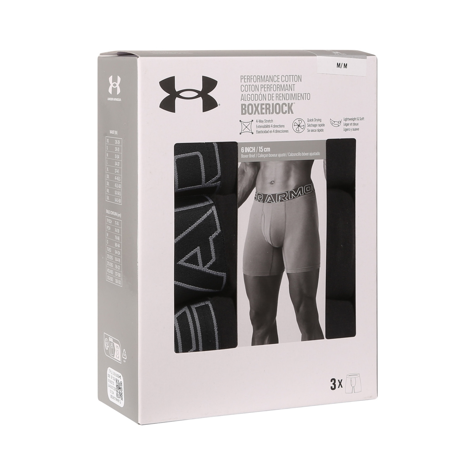 3PACK pánske boxerky Under Armour čierné (1383889 001) XXL, trenky.
Hľadáte kvalitné boxerky z funkčného materiálu?
 
Značku Under Armour nemusíme dlho predstavovať, ich kvalitné materiály sú skvelé.
Viac informácií o produkte sa dozviete nižšie.