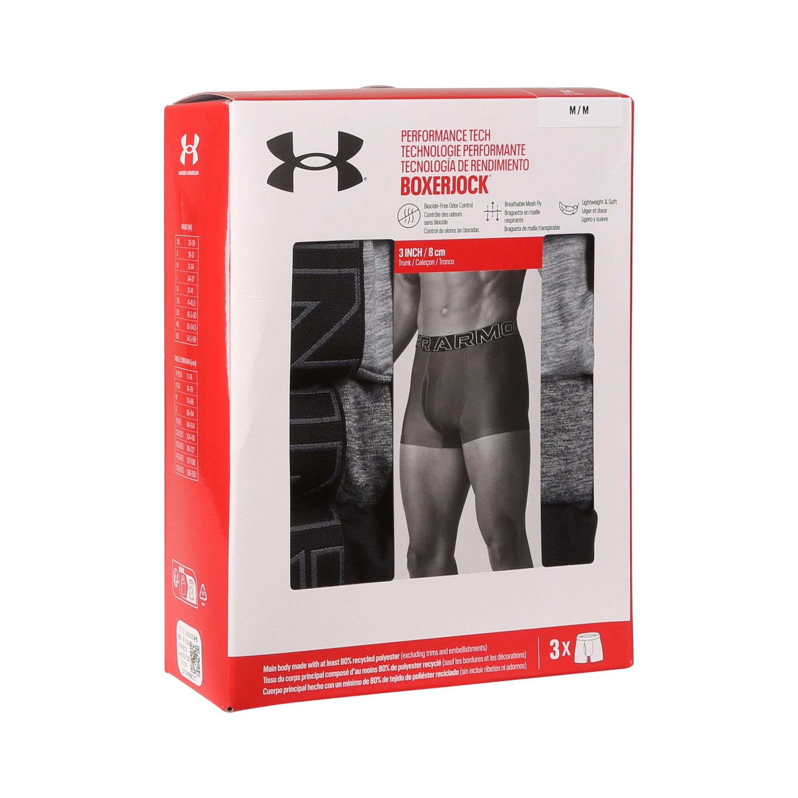 3PACK pánske boxerky Under Armour viacfarebné (1383882 035) 4XL, trenky.
Hľadáte kvalitné boxerky z funkčného materiálu?
 
Značku Under Armour nemusíme dlho predstavovať, ich kvalitné materiály sú skvelé.
Viac informácií o produkte sa dozviete nižšie.