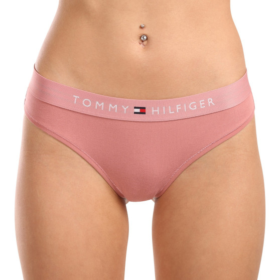 Dámske tangá Tommy Hilfiger nadrozmer ružové (UW0UW04146 TJ5)