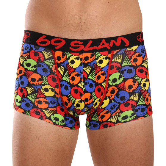 Pánske boxerky 69SLAM hip bamboo SKULL CONE (MHBSKC-BB)