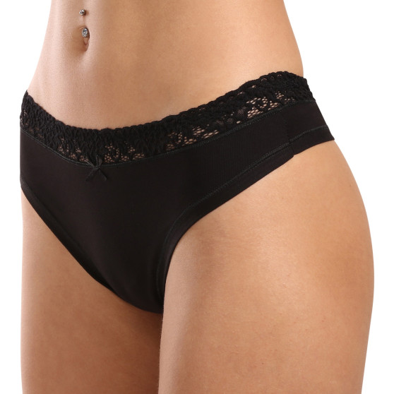 Dámske tangá Lovelygirl čierna (8307-black)