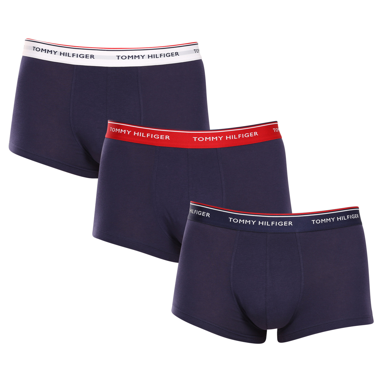 3PACK pánske boxerky Tommy Hilfiger nadrozmer tmavo modré (1U87905252 05G) 5XL, trenky.
Boxerky Tommy Hilfiger 