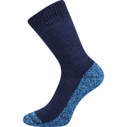Poškodený obal - Teplé ponožky Boma tmavomodre (Sleep-blue)
