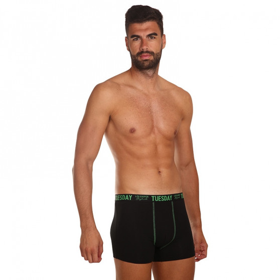 Poškodený obal - 7PACK pánske boxerky Lee Cooper čierné (LCUBOX7P0110-1769913)